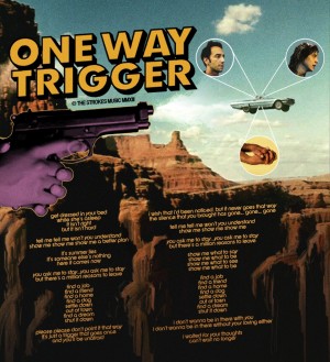 The Strokes comparten un increíble poster con la letra de su polémica “One Way Trigger”