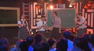 The Lonely Island y Alanis Morissette interpretan “Semicolon” en el show Jimmy Kimmel Live!