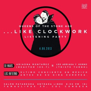 Escuchen hoy ‘…Like Clockwork’ de QOTSA en el Salón Patanegra