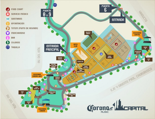 Mapa oficial del #CC13.