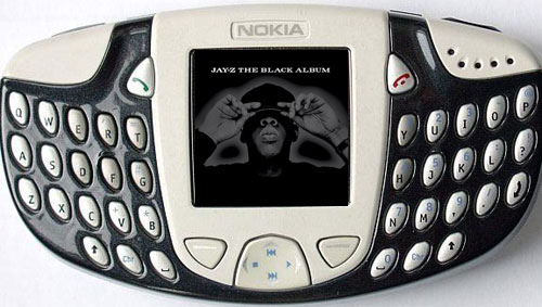 Nokia lanzó este celular con 'The Black Album' precargado.