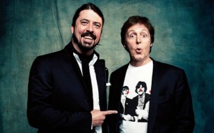 Los exintegrantes de Nirvana de nuevo al lado de Paul McCartney