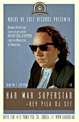 Ganadores de los boletos gratis para Har Mar Superstar en el Bar Caradura