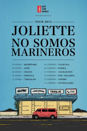 No Somos Marineros anuncia gira con Joliette
