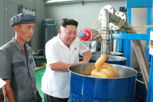 Kim Jong Un no va a parques de diversiones. Él va a fábricas de lubricante sexual #LIKEABOSS