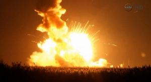 Acaba de explotar un cohete de la NASA segundos después de su lanzamiento
