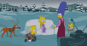 El intro de Los Simpson para esta Navidad