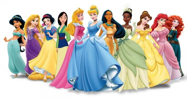 Así es como debieron verse todas las princesas Disney