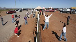 Así juegan volleyball en la frontera entre México y los EE. UU.