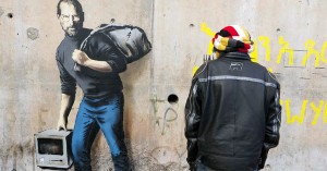 ¡Banksy ataca de nuevo con una imagen increíble!