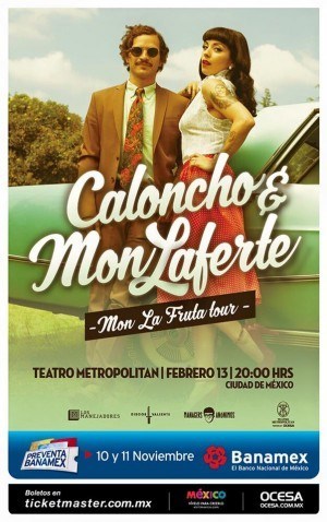 ¡Te invitamos al concierto de Caloncho y Mon Laferte!