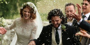Las fotos de la boda de Kit Harrington y Rose Leslie, parecen una boda real de Game Of Thrones