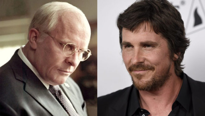 Christian Bale se convirtió en el exvicepresidente Dick Cheney para su próxima película