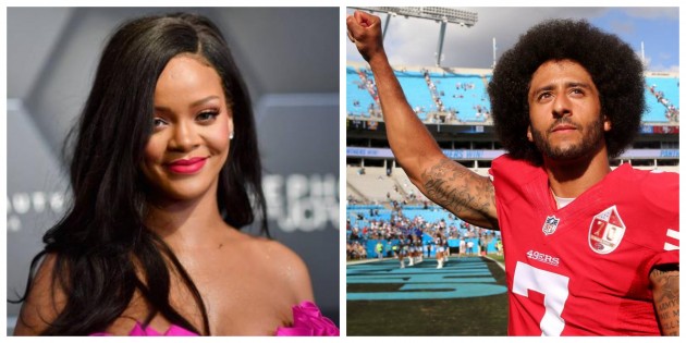 Rihanna podría haber rechazado cantar en el medio tiempo del Super Bowl en apoyo a Colin Kaepernick
