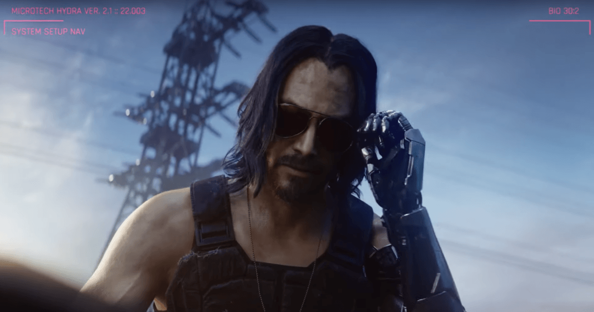 Mira a Keanu Reeves como Johnny Silverhand en el trailer de ‘Cyberpunk 2077’