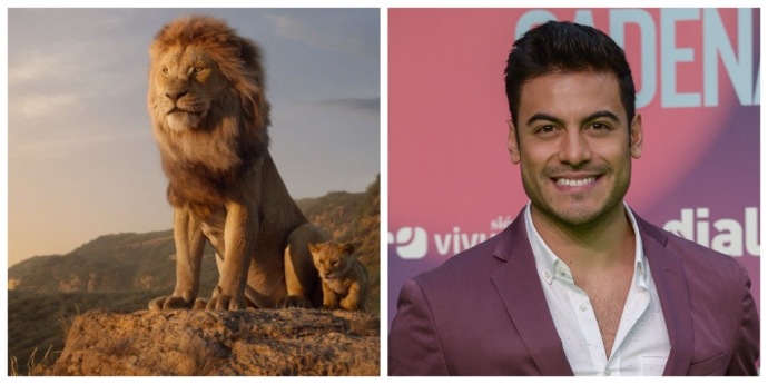 Carlos Rivera prestará su voz a Simba en el doblaje latinoamericano de ‘El Rey León’