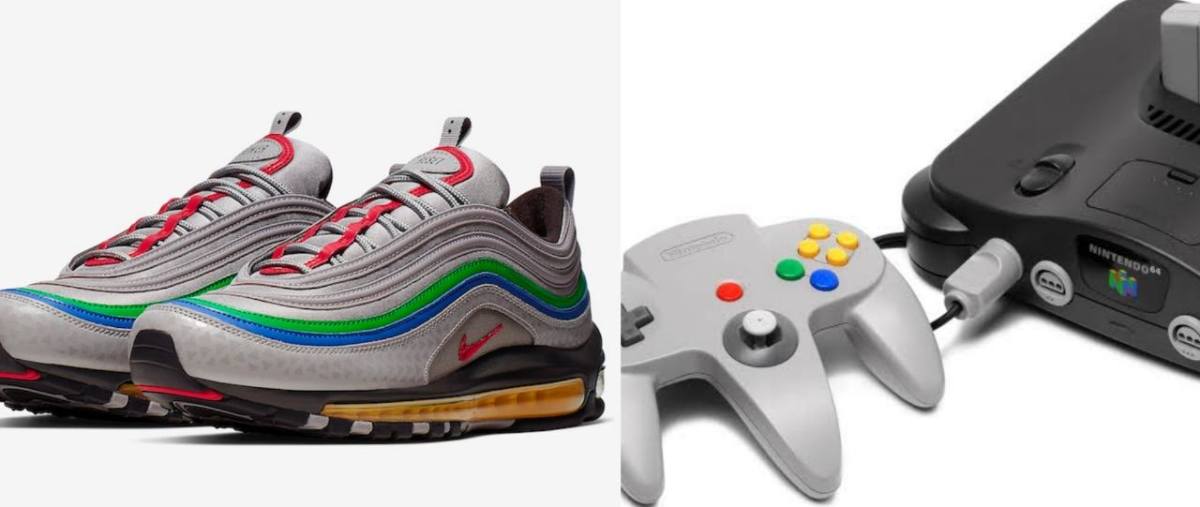 Nike presenta los Air Max 97 inspirados en Nintendo 64