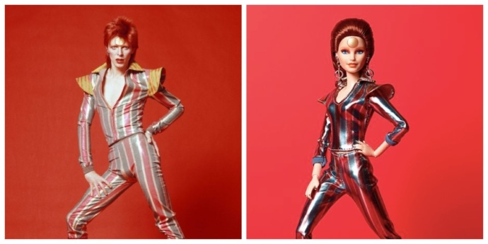 Mattel lanza una increíble muñeca Barbie vestida como Ziggy Stardust