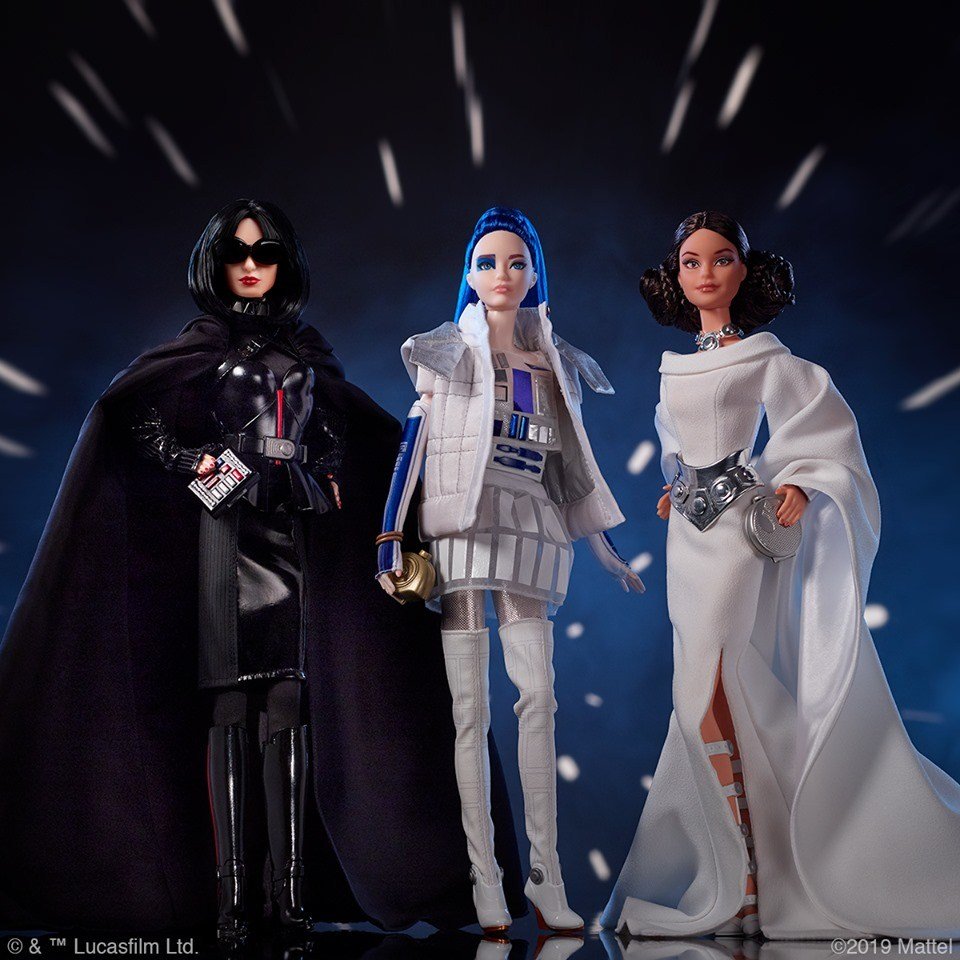 Mattel lanza nueva colección de Barbies inspirada en ‘Star Wars’