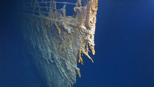 Los restos del Titanic son visitados por primera vez en 14 años: Microorganismos están consumiendo el barco