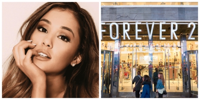 Ariana Grande demanda a Forever 21 por 10 millones de dólares