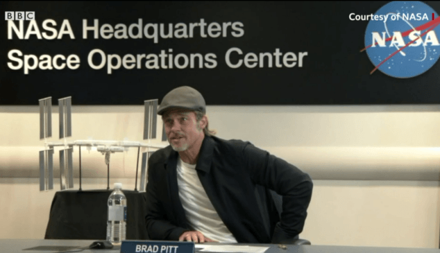 Brad Control to Major Tom: mira a Brad Pitt entrevistar al astronauta Nick Hague