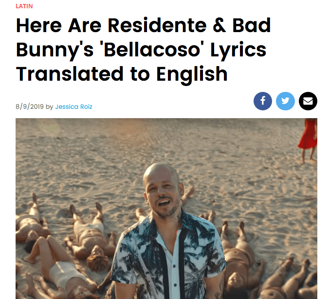 Según Billboard, esto es lo que “Bellacoso” de Residente & Bad Bunny significa