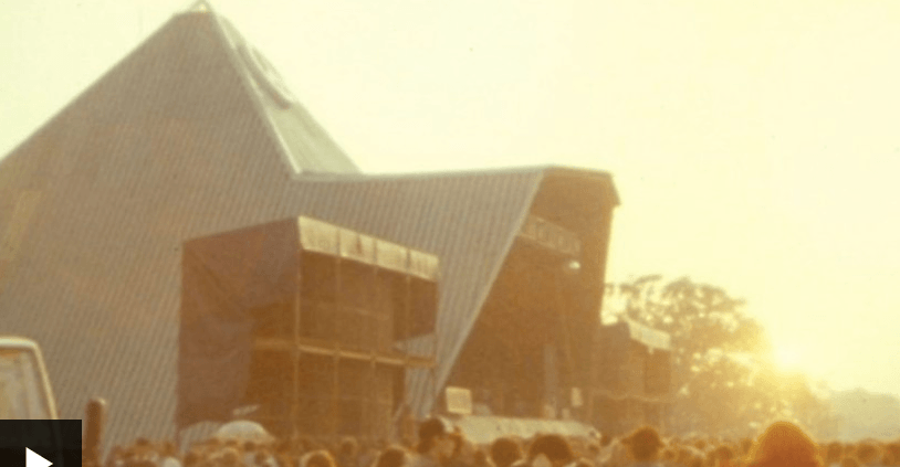 Surge raro material de archivo de Glastonbury 1983