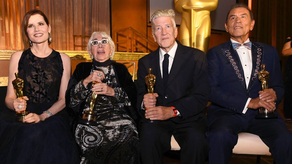 David Lynch, Geena Davis, Lina Wertmüller y Wes Studi, los Oscar honoríficos 2020