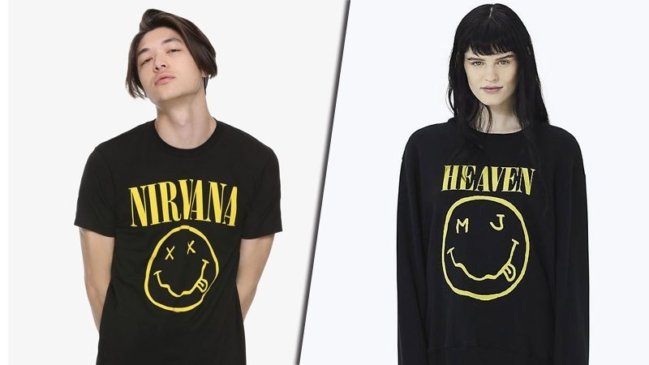 Marc Jacobs contrademanda a Nirvana por el caso de plagio de logo