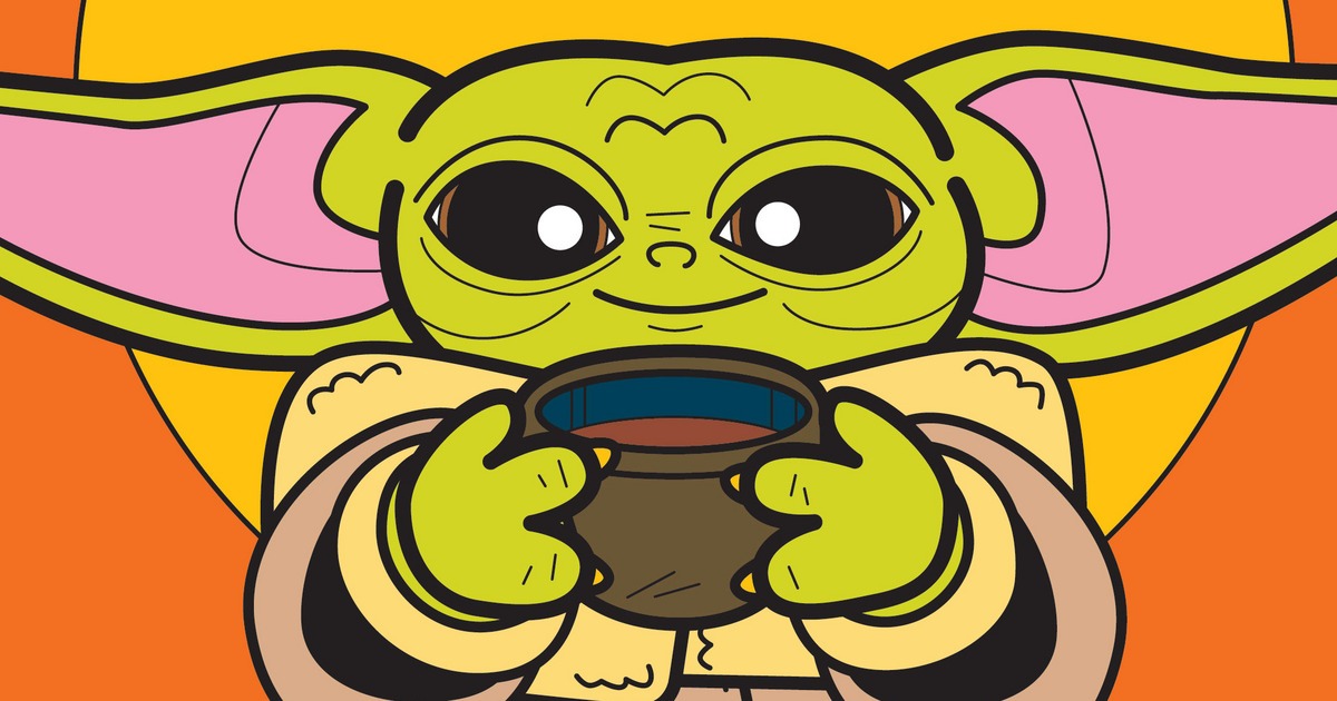 Descarga este adorable libro para colorear de “Baby Yoda”, ¡totalmente gratis!