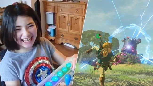 Esta niña con discapacidad puede jugar ‘The Legend Of Zelda’ gracias a un ingenioso control especial diseñado por su papá