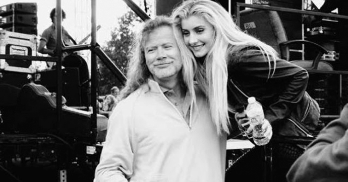 Dave Mustaine subió a su hija Electra al escenario para tocar juntos un clásico de Megadeth