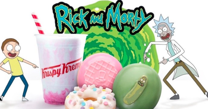 Krispy Kreme anuncia las nuevas donas y malteadas oficiales de Rick and Morty