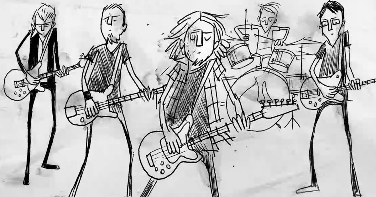 Mira el nuevo y divertido video animado de Pearl Jam del sencillo “Superblood Wolfmoon”