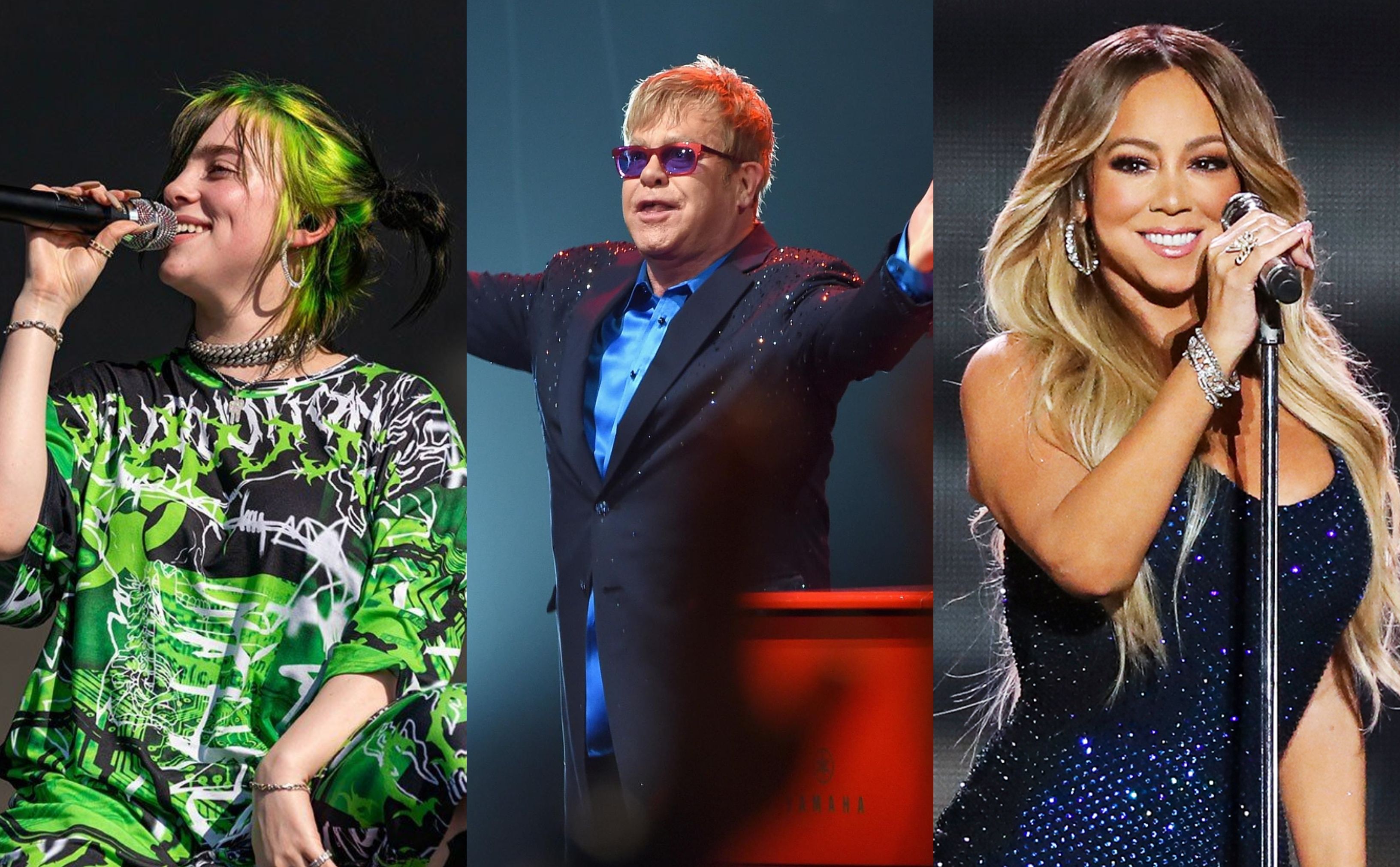 Elton John anuncia concierto benéfico con Billie Eilish, Mariah Carey, Backstreet Boys y más