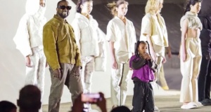 North, hija de Kanye West, debuta en vivo con un rap en el Yeezy Season 8 Fashion Show