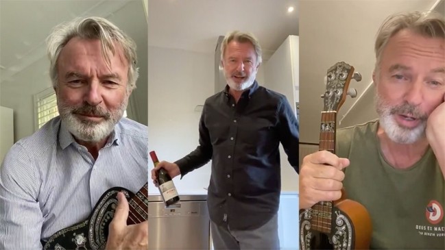 Sam Neill, el actor de ‘Jurassic Park’, hizo un cover de “Creep” de Radiohead con ukulele
