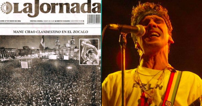 De cuando Manu Chao tocó gratis en el Zócalo: mira el concierto completo en streaming
