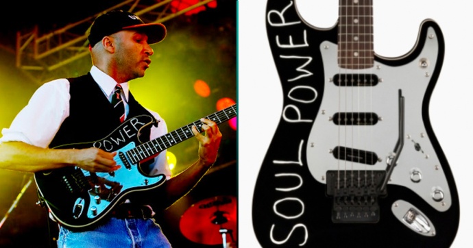 Fender lanza al público la icónica guitarra ‘Soul Power’ de Tom Morello