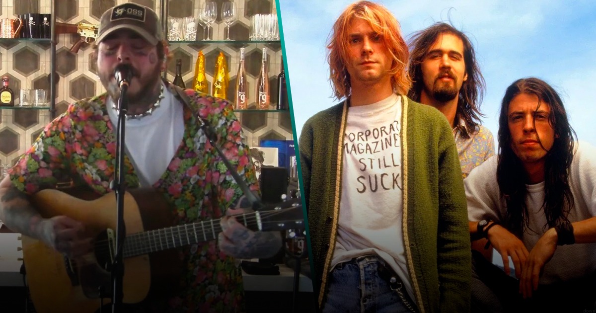 Revive el épico livestream de Post Malone con 15 covers de Nirvana