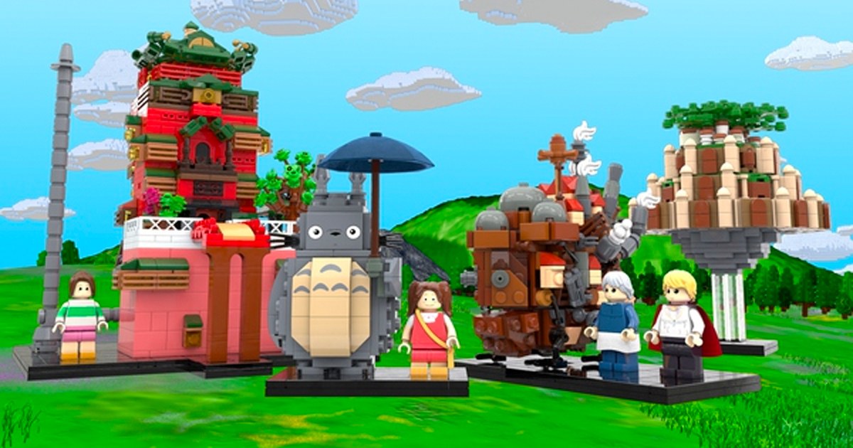 ¡Conoce el espectacular mega set de LEGO inspirado en Studio Ghibli!