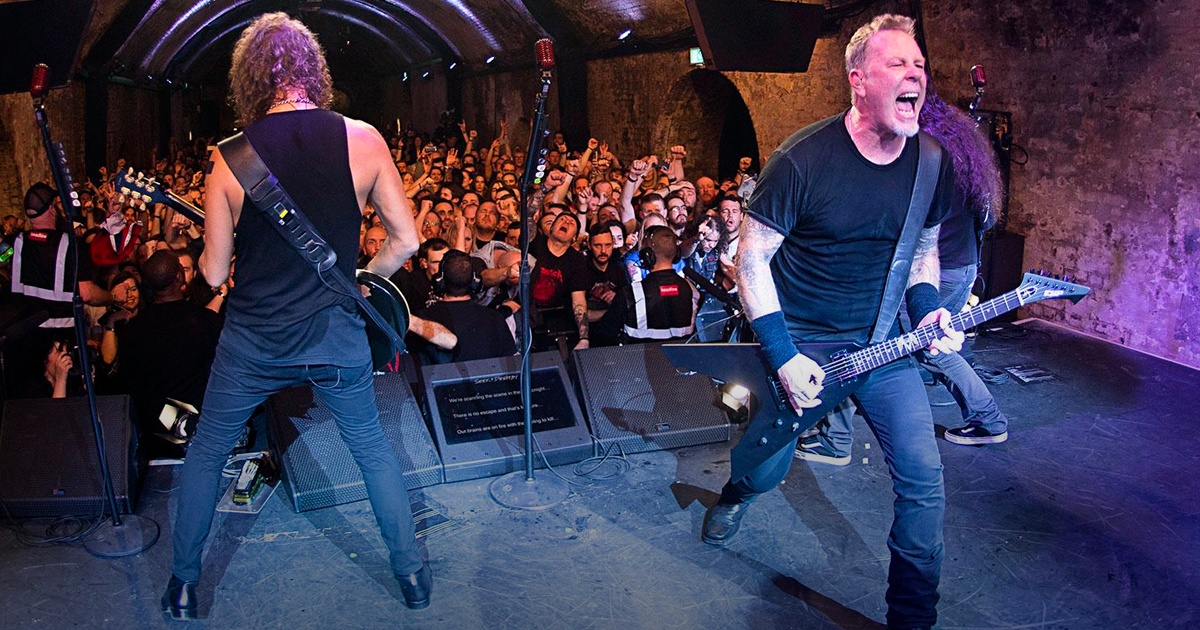 Metallica transmitirá hoy su mítico y súper íntimo concierto en Londres de 2016