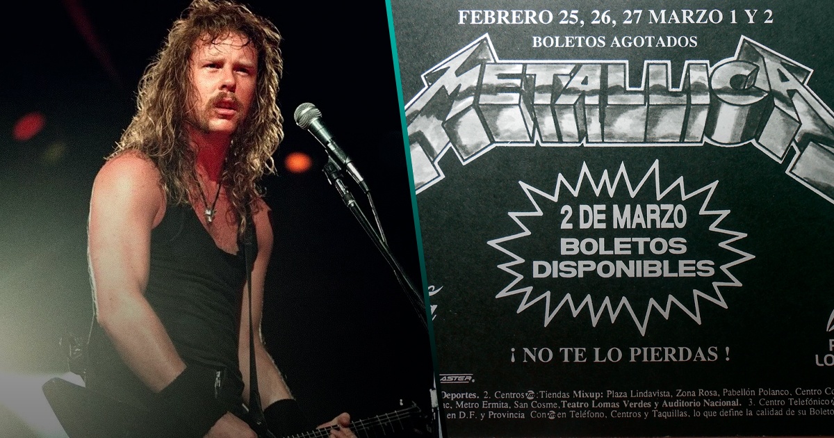 El legendario concierto de Metallica en México de 1993: completo y con video profesional