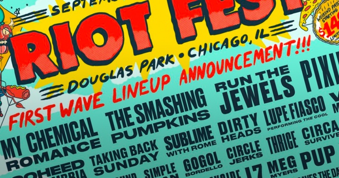 ¡El line-up del Riot Fest 2021 es el sueño de todo emo dosmilero hecho realidad!