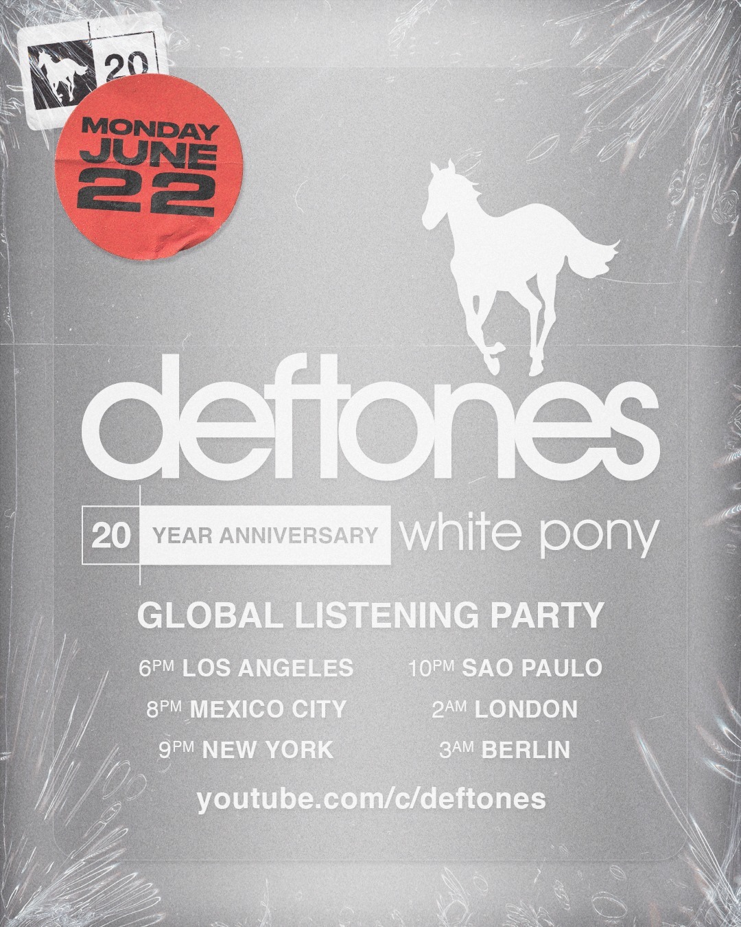 ¡Hoy hay livestream de Deftones en vivo en YouTube!