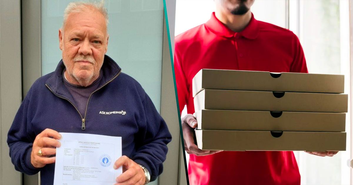 Un hombre vive aterrado porque lleva 9 años recibiendo pizzas que no ordenó
