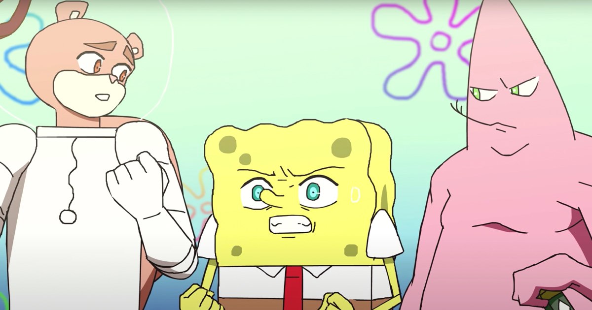 ¡No más trailers! Llega, ahora sí, el primer episodio de ‘Bob Esponja’ en anime