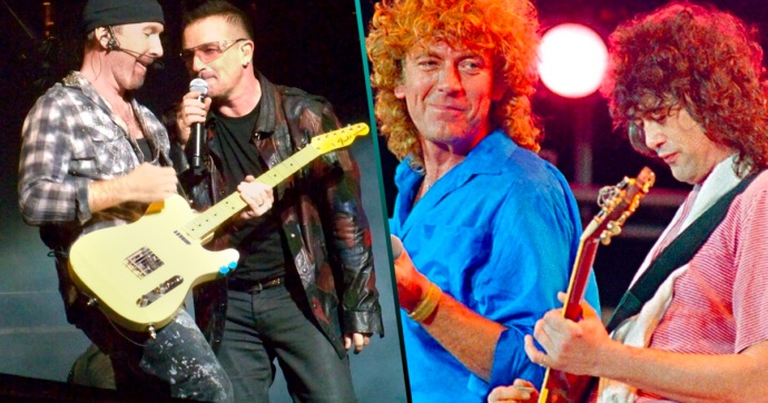 Bono y The Edge de U2 interpretan el clásico “Stairway to Heaven” de Led Zeppelin