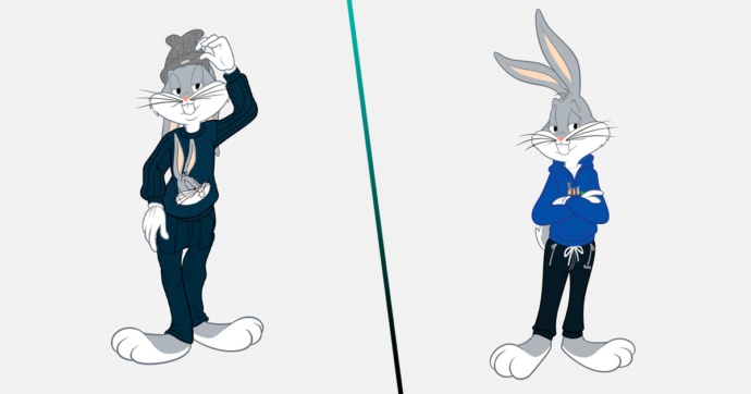 ¡Chulada! Mira a “Bugs Bunny” modelando la nueva colección de KITH y Looney Tunes